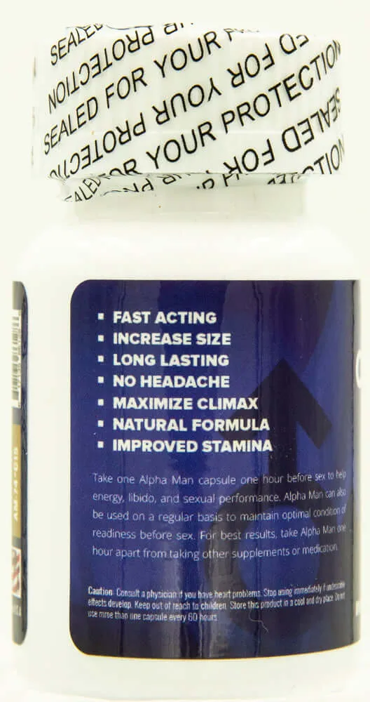 Alpha Man 3000: Natural Male Enhancement Pills - Boost Stamina and Performance