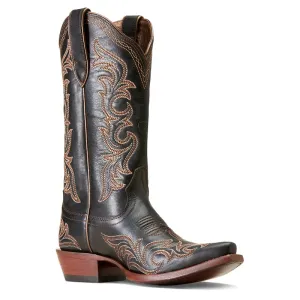 Ariat Women's Hazen Ancient Black Snip Toe Western Boots 10046895