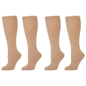 Compression Socks (30-40 mmHg) - Nude 2 Pack