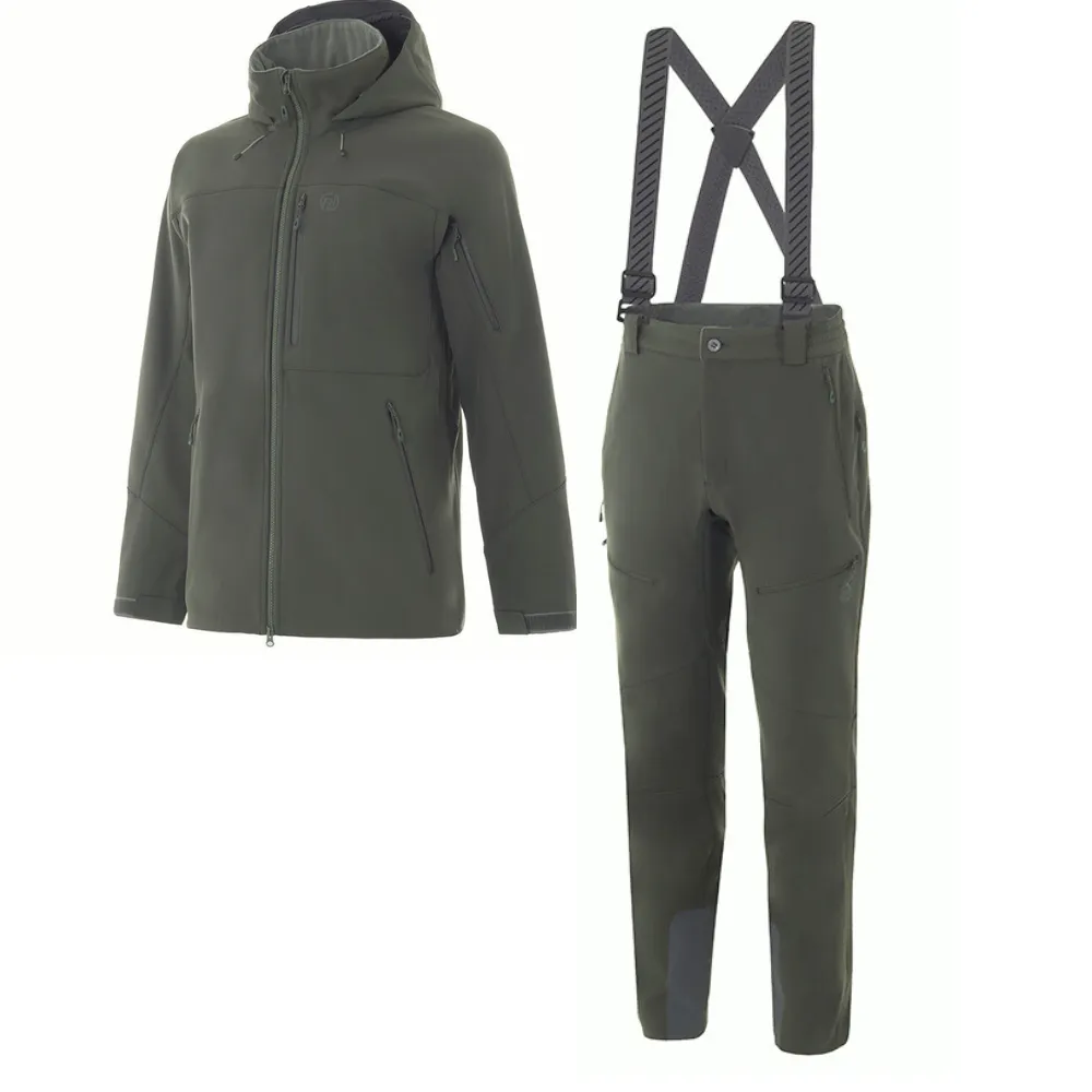 FHM Stream Tactical Softshell Suit Green Khaki