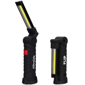 Flip Rechargeable COB LED Magnetic Flashlight & Work Light