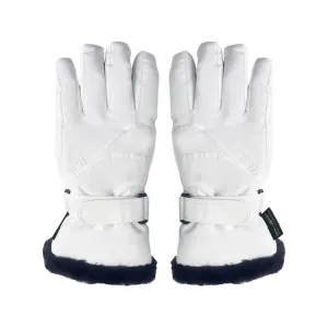 Fuzl Women Fur Snow Glove-WHITE