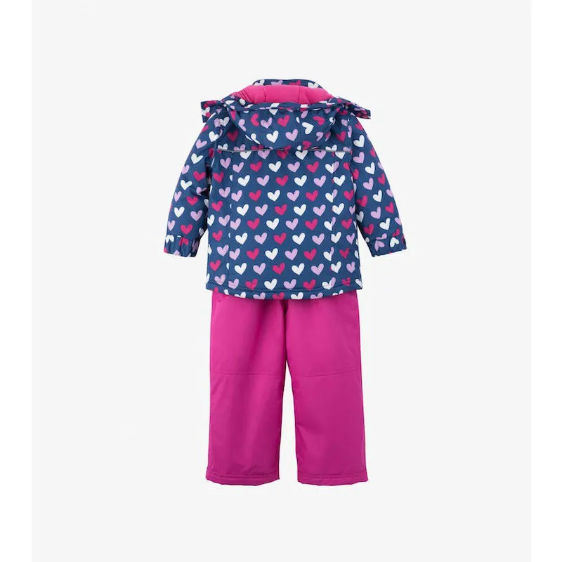 Hatley Multi Hearts Baby Snowsuit Set