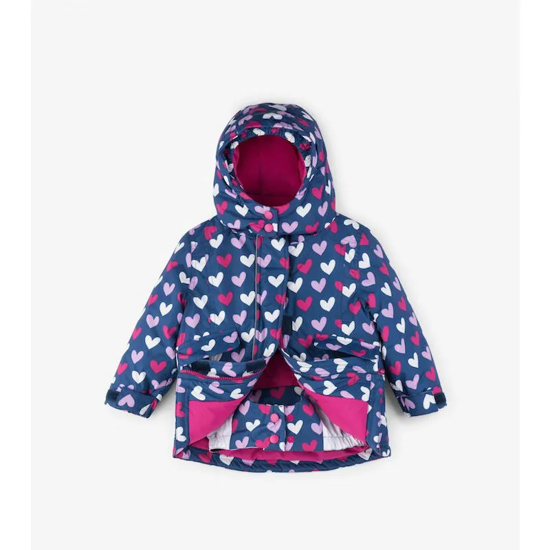 Hatley Multi Hearts Baby Snowsuit Set