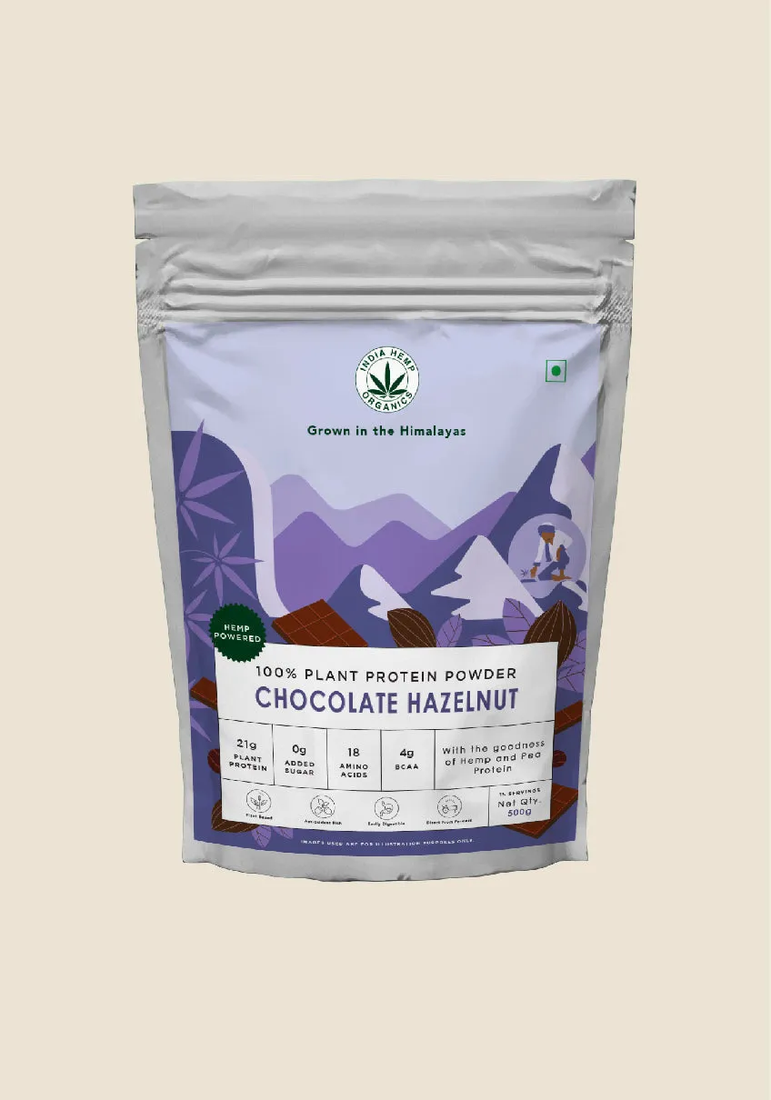 Hemp Powder - Chocolate Hazelnut - 500 Grams