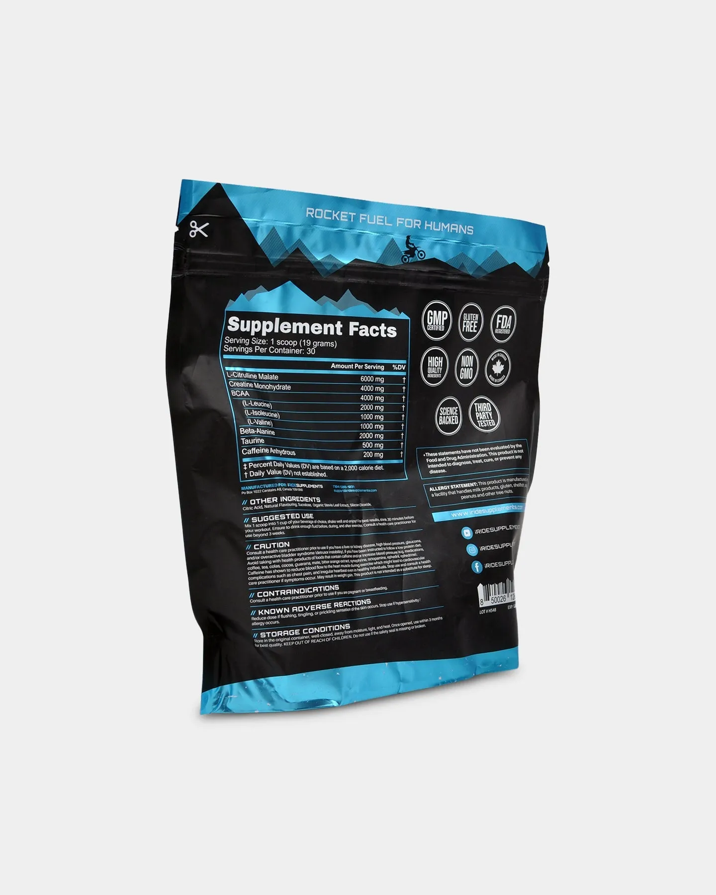 iRide Supplements Preworkout