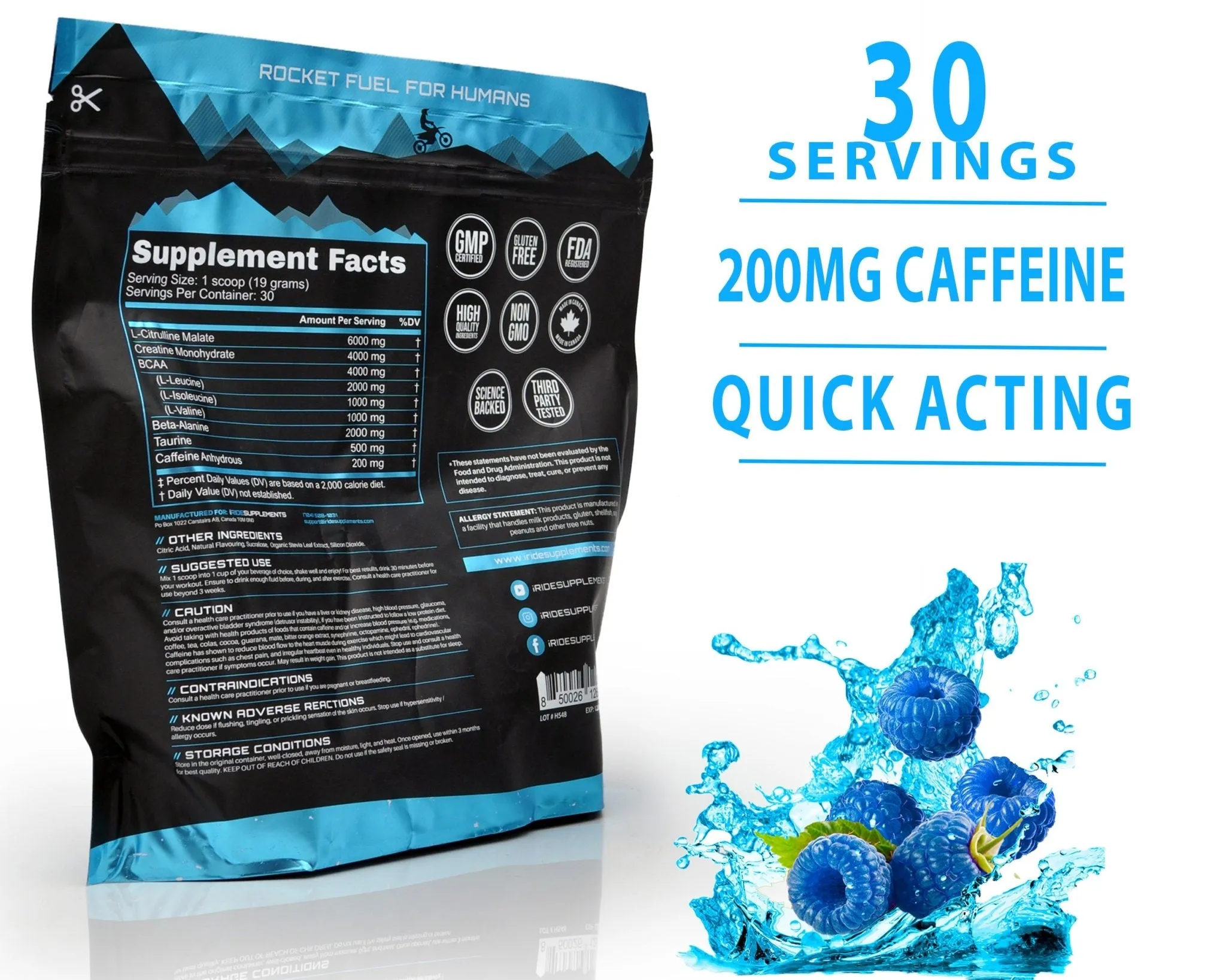 iRide Supplements Preworkout