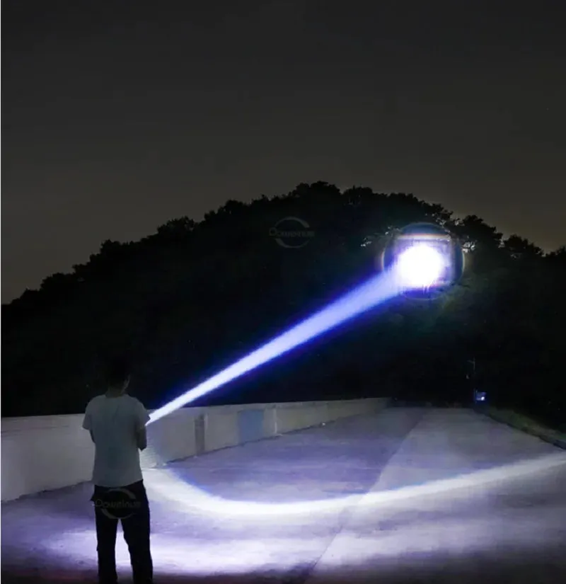 Light 1500m High Power Led Flashlights  Rechargeable Flashlight With Usb Charging Ultra Powerful Torch Work Tactical Light