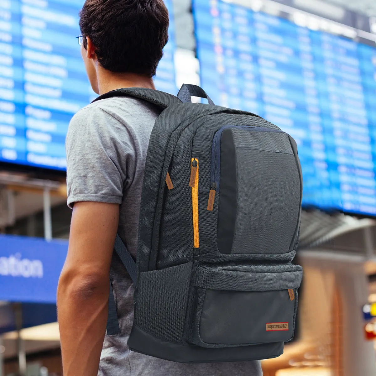 Lightweight Backpack for Laptops up to 15.6” with Multiple Pocket Options