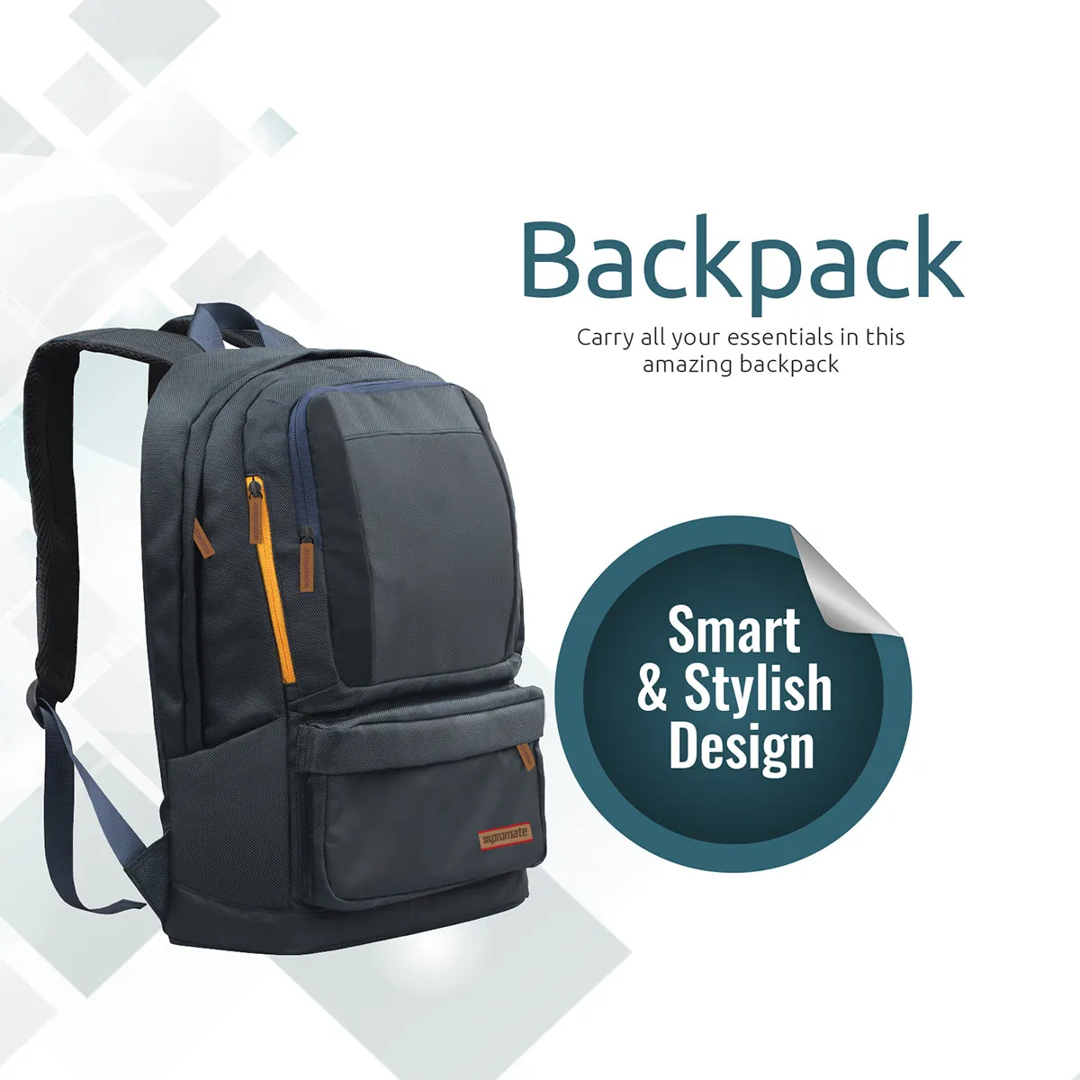 Lightweight Backpack for Laptops up to 15.6” with Multiple Pocket Options