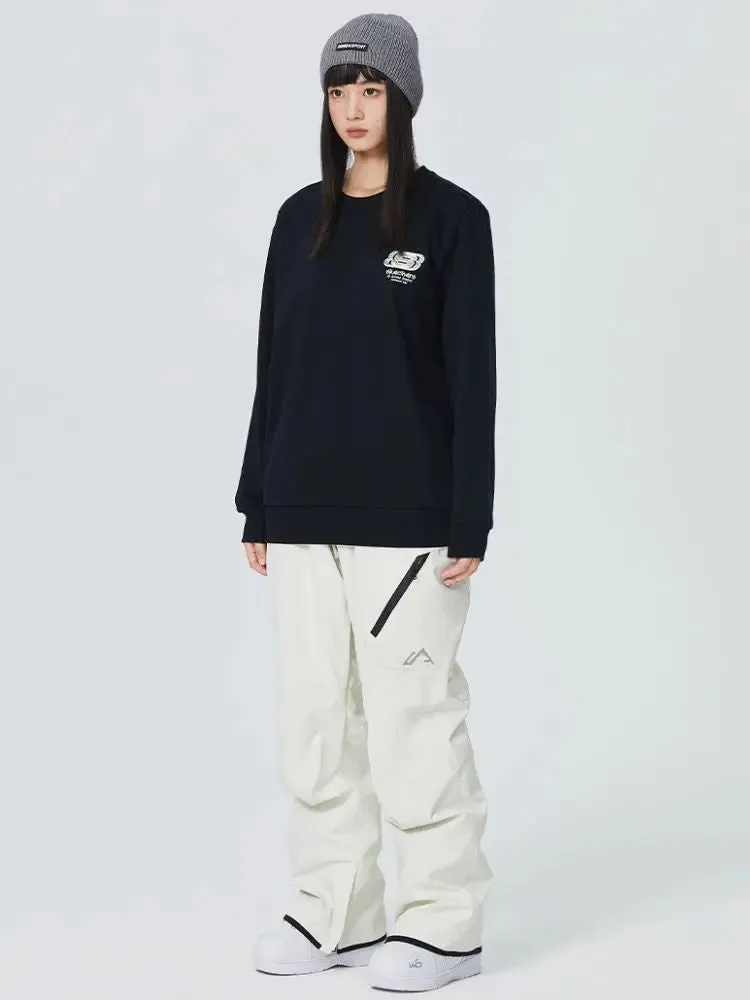Men's Searipe Diagonal Zipper Snow Pants