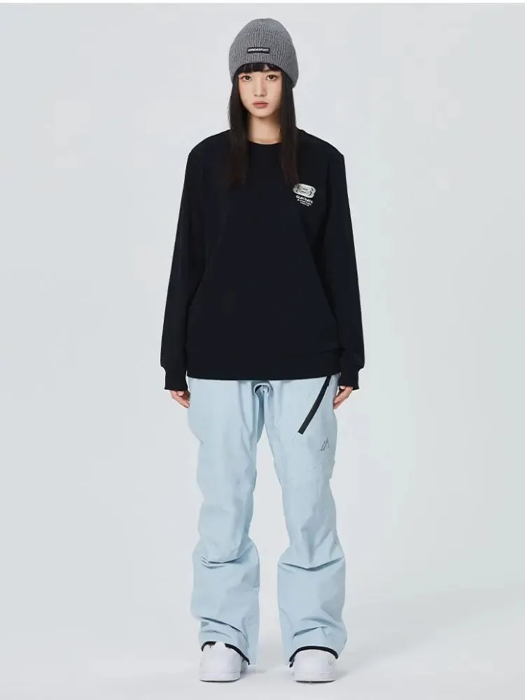 Men's Searipe Diagonal Zipper Snow Pants