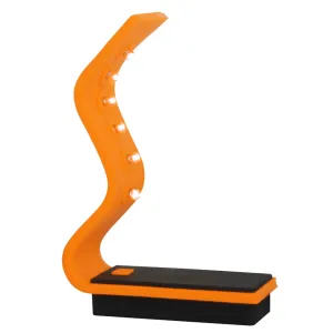 Mobile Ops Magnetic Silicone 6 LED Flexible High Lumens Water-resistant Outdoor Tactical Handsfree Flashlight ORANGE (42640)