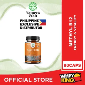 Natures Craft Methyl B12 - 90 Chewable Capsules EXP 12/31/2024