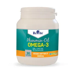 ReVite Organo Omega3 1000mg 90 Veggie Capsules