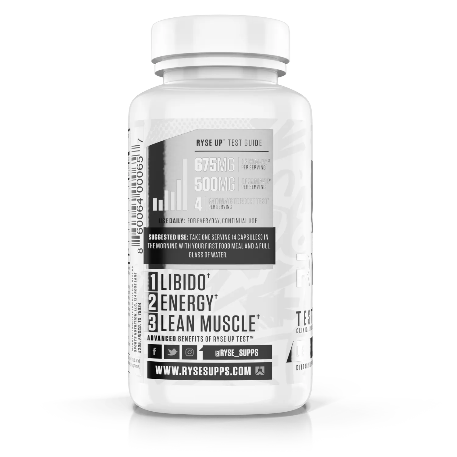 Ryse Supplements Test