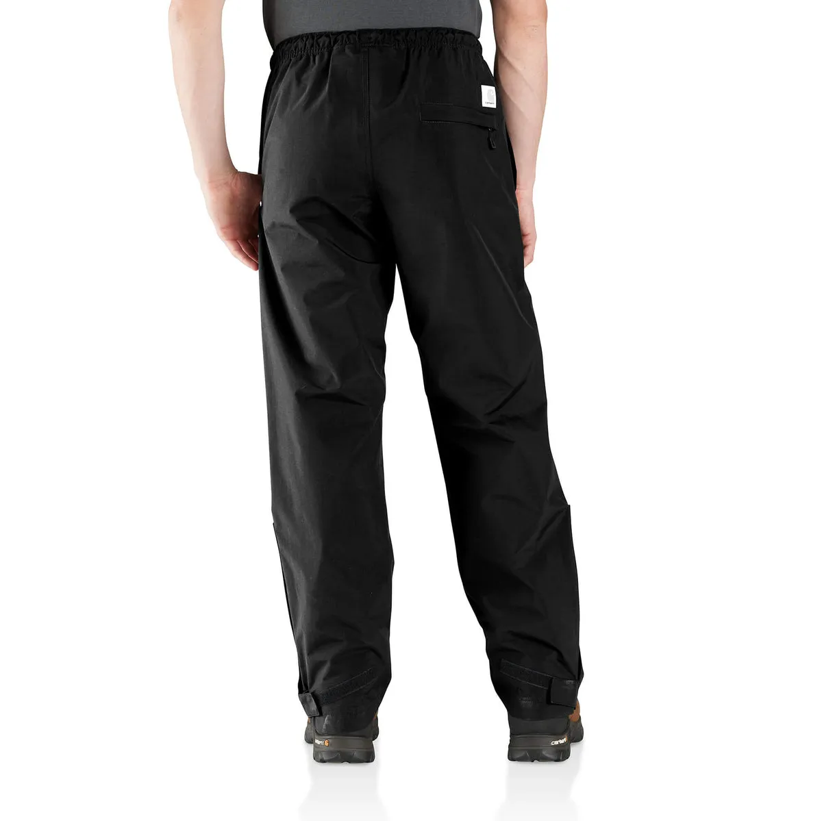 Storm Defender Relaxed Fit Light Weight Packable Rain Pant - Black