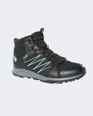 The North Face Litewave Fastpack Ii Women Hiking Boots Black/Blue Nf0A47Hf-U3B1
