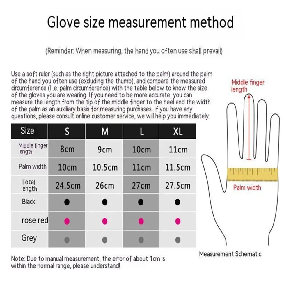 Winter Hiking Cycling Gloves Warmer Velvet Fulll Finger Sports Touch Screen Gloves Thermal Motorcycles Bicycle Gloves