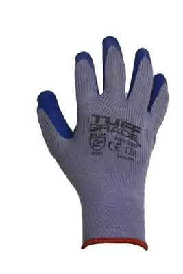Work Gloves - Cold Weather - Cut Level 1 - Poly-Cotton Knit Shell/Latex Coated - Tuff Grade